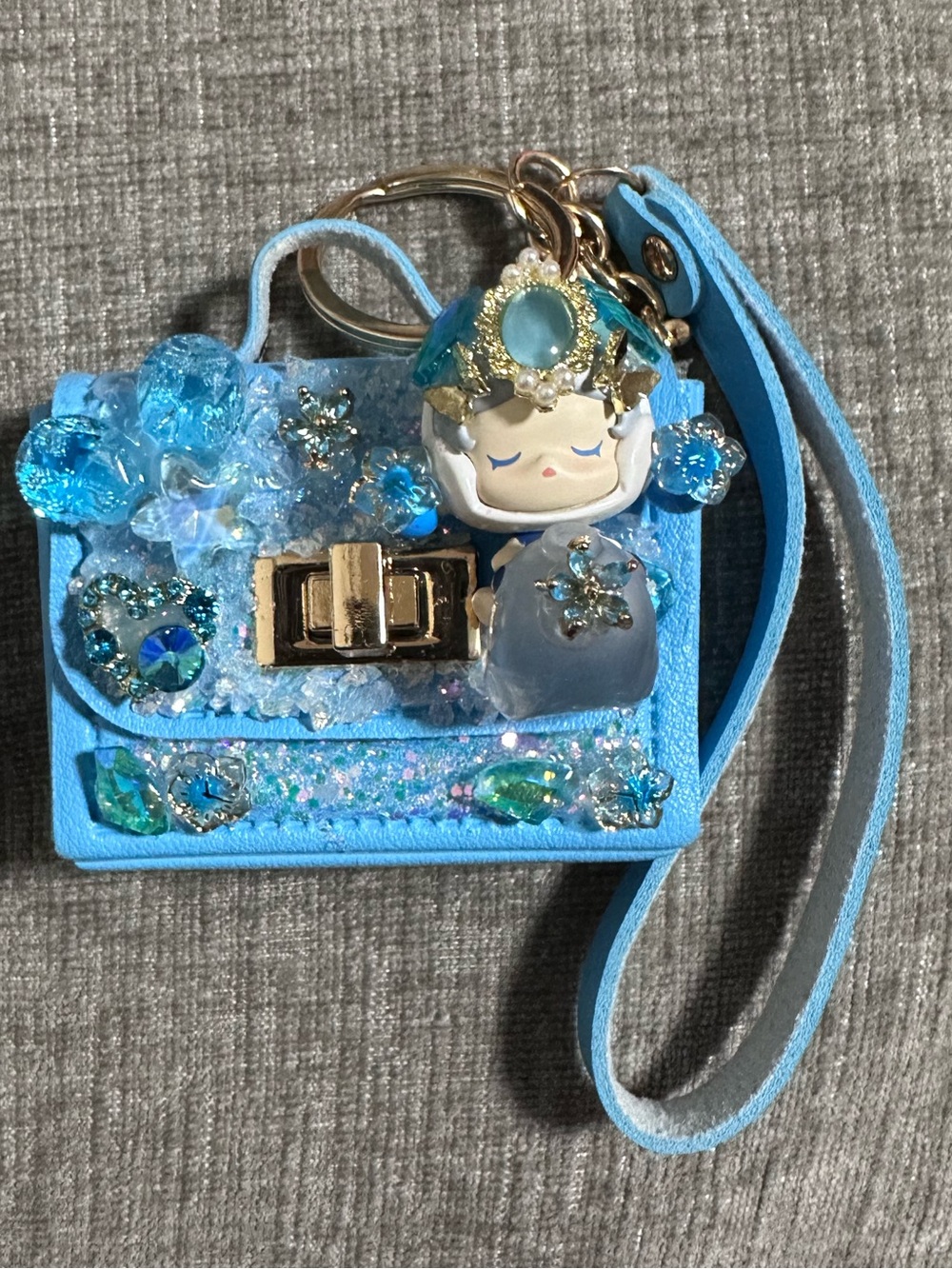 SkullPanda Mini Bag Keychain - Customized
